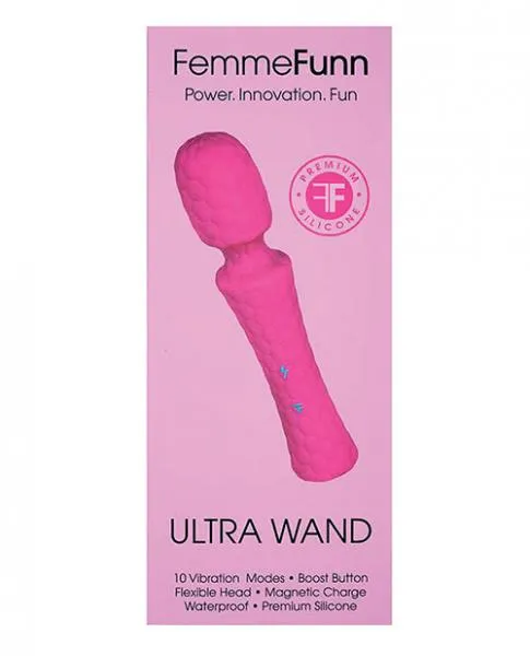 Female Sex Toys FemmeFunn Femmefunn Ultra Wand Body Massager Pink Female Sex Toys FemmeFunn Femmefunn Ultra Wand Body Massager Pink