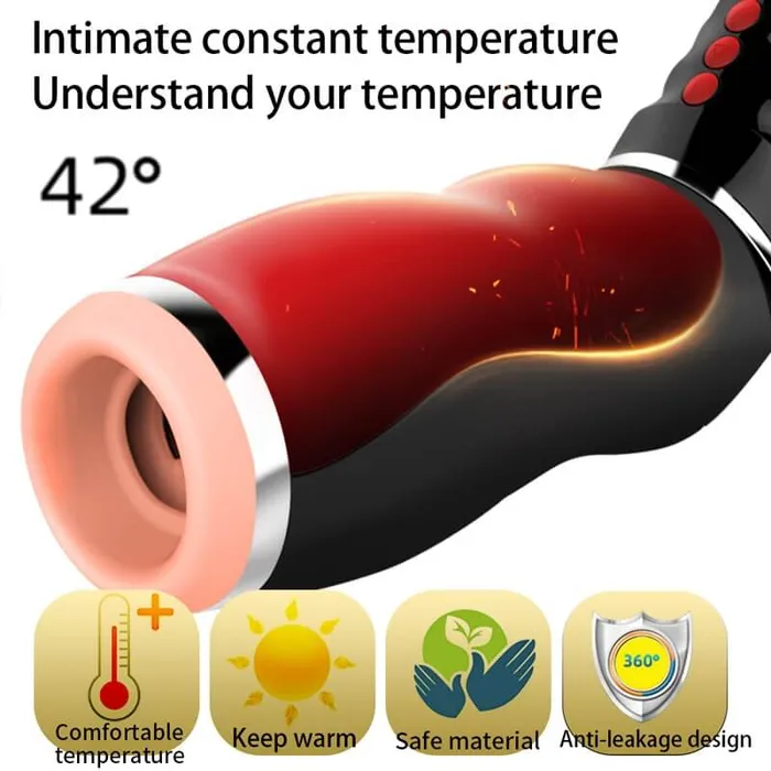 OOTYEMO Male Sex Toys Shockabsorbing Sound Masturbation Cup