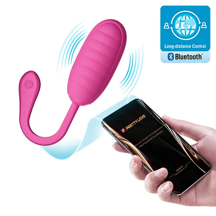 Vibrating Egg with App Enabled Remote Control Bailes Female Sex Toys