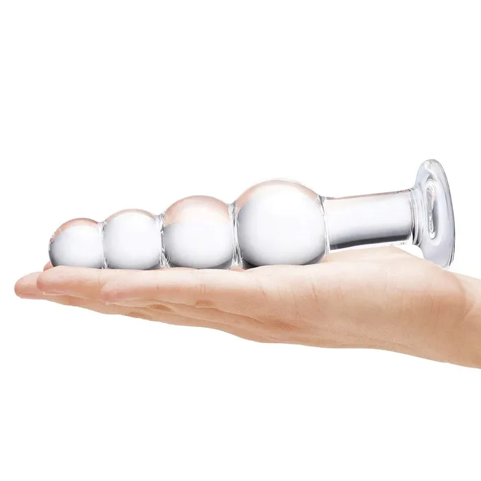 Anal Gls gls 725 Glass Beaded Butt Plug