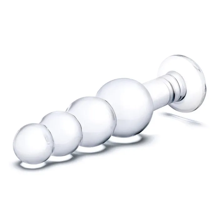 Anal Gls gls 725 Glass Beaded Butt Plug