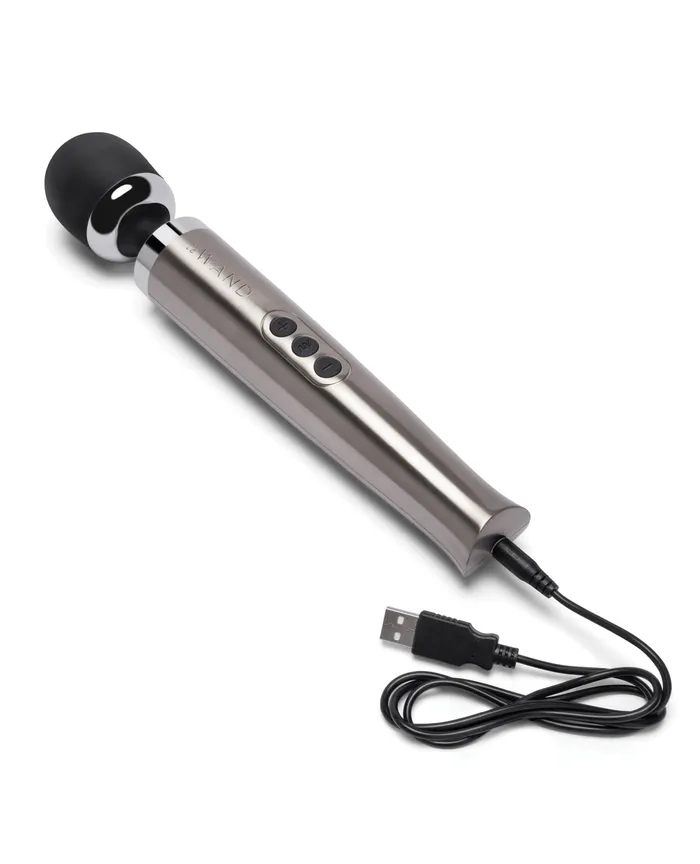 Cotr INC Female Sex Toys Le Wand Die Cast Rechargeable Massager Silver