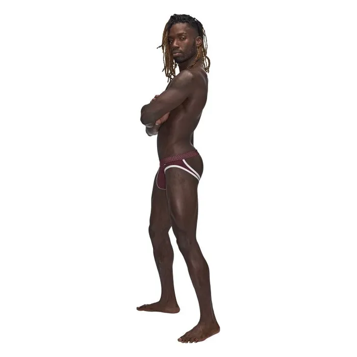 Male Sex Toys Male Power Male Power Sport Mesh Jock Burgundy