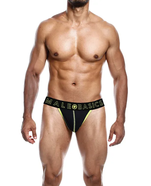 Male Sex Toys Malebasics Corp Male Basics Neon Thong Coral