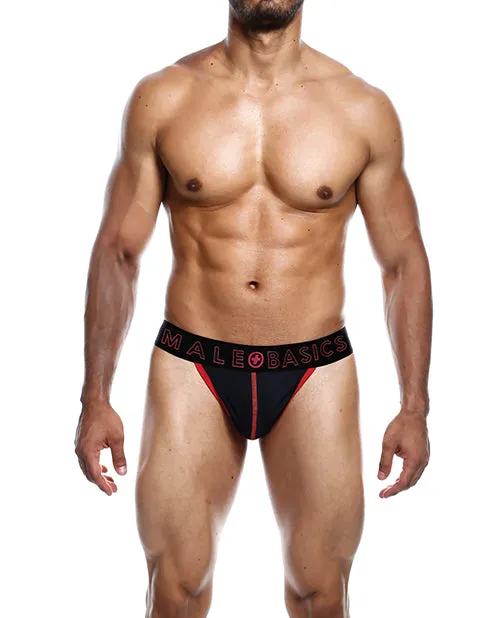 Male Sex Toys Malebasics Corp Male Basics Neon Thong Coral