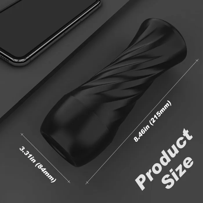 Male Sex Toys SHande SHande Marcus Waterproof Stroker Black