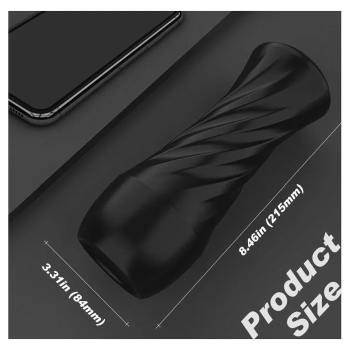 Male Sex Toys SHande SHande Marcus Waterproof Stroker Black